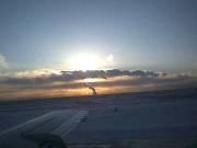 ...and sunset over the Rockies. 